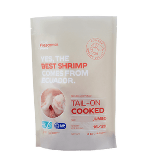 Cooked Shrimp Tail-On Jumbo - Frescamar